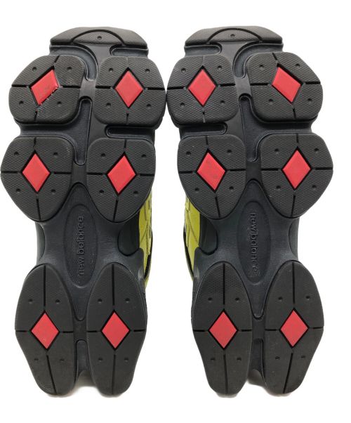 NEW BALANCE（ニューバランス）NEW BALANCE (ニューバランス) TEA TREE/BLACK イエロー×ブラック サイズ:27.5の古着・服飾アイテム