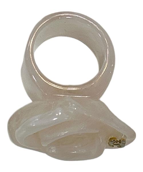 CHANEL（シャネル）CHANEL (シャネル) カメリアリング アイボリー サイズ:表記なしの古着・服飾アイテム