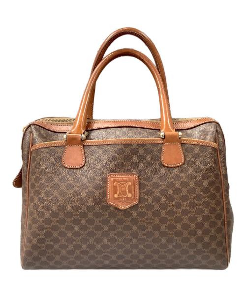 CELINE（セリーヌ）CELINE (セリーヌ) マカダムMC96　ハンドバッグ ブラウンの古着・服飾アイテム