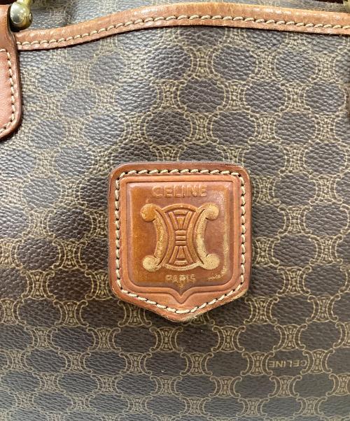 CELINE（セリーヌ）CELINE (セリーヌ) マカダムMC96　ハンドバッグ ブラウンの古着・服飾アイテム