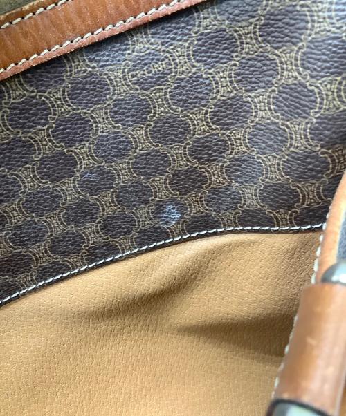 CELINE（セリーヌ）CELINE (セリーヌ) マカダムMC96　ハンドバッグ ブラウンの古着・服飾アイテム