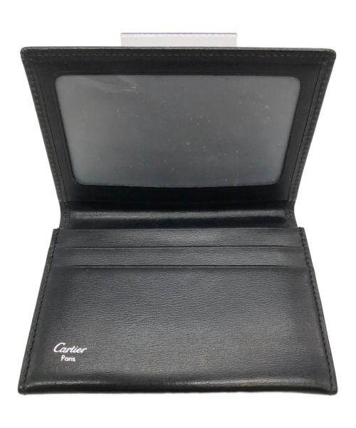 Cartier（カルティエ）Cartier (カルティエ) カードケース ブラックの古着・服飾アイテム