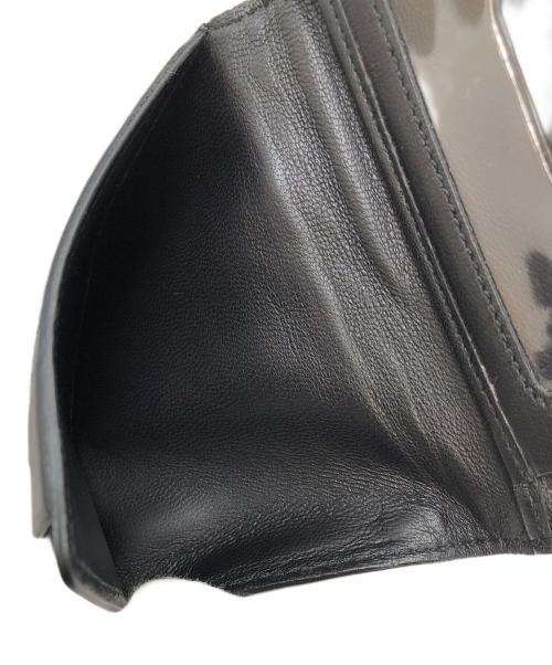 BOTTEGA VENETA（ボッテガベネタ）BOTTEGA VENETA (ボッテガベネタ) イントレチャート　レザーパスケース ブラックの古着・服飾アイテム