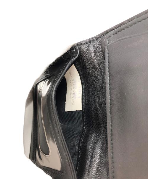 BOTTEGA VENETA（ボッテガベネタ）BOTTEGA VENETA (ボッテガベネタ) イントレチャート　レザーパスケース ブラックの古着・服飾アイテム