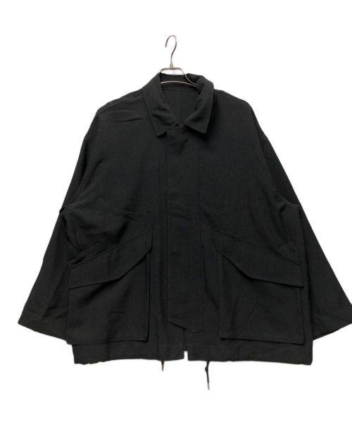 WYM LIDNM（ウィム バイ リドム）WYM LIDNM (ウィム バイ リドム) LIGHT WEIGHT WIDE FLIGHT BLOUSON グレー サイズ:Sの古着・服飾アイテム