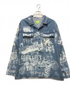 HUFハフ）の古着「デニムジャケット」｜ブルー