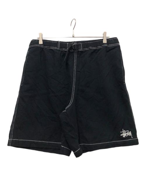 stussy（ステューシー）stussy (ステューシー) ハーフパンツ ブラック サイズ:Mの古着・服飾アイテム