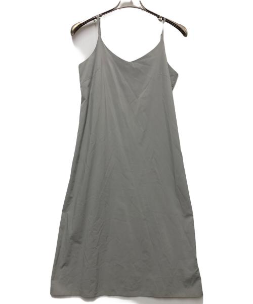 FRAY ID（フレイ アイディー）FRAY ID (フレイ アイディー) カシュクールプリントフレアワンピ グレー サイズ:1の古着・服飾アイテム