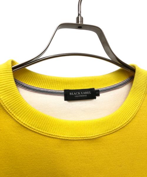 BLACK LABEL CRESTBRIDGE（ブラックレーベル クレストブリッジ）BLACK LABEL CRESTBRIDGE (ブラックレーベル クレストブリッジ) スウェット イエロー サイズ:2の古着・服飾アイテム