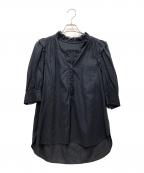 IENAイエナ）の古着「長袖ブラウス」｜ネイビー