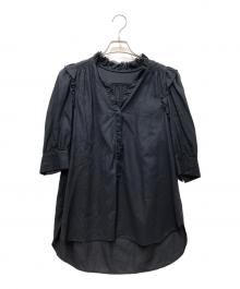 IENA（イエナ）の古着「長袖ブラウス」｜ネイビー