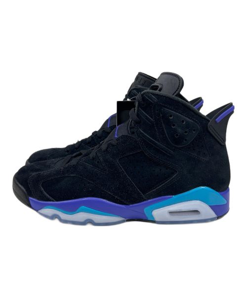 NIKE（ナイキ）NIKE (ナイキ) AIR JORDAN 6 RETRO ブラック×パープル サイズ:US 9.5の古着・服飾アイテム