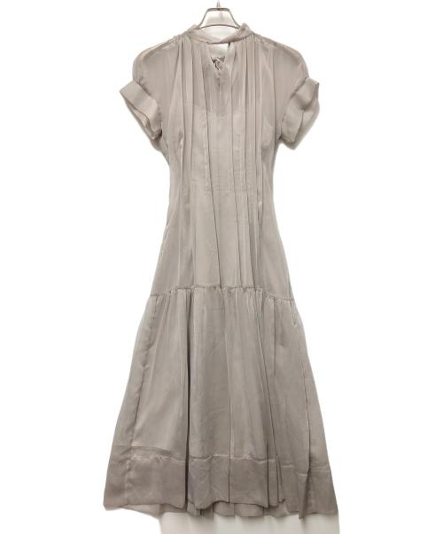 Snidel（スナイデル）Snidel (スナイデル) シアーボリュームワンピ グレーの古着・服飾アイテム