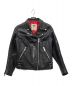 666 LEATHER WEAR（666レザーウェア）の古着「ライダースジャケット」｜ブラック