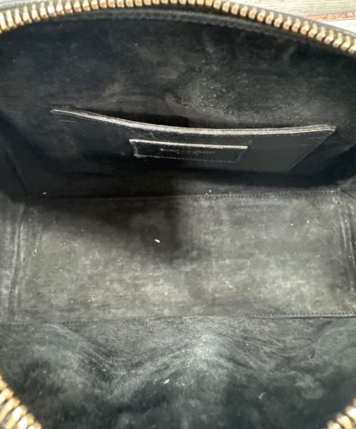 Saint Laurent Paris（サンローランパリ）Saint Laurent Paris (サンローランパリ) ハンドバッグ ブラックの古着・服飾アイテム