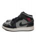NIKE (ナイキ) AIR JORDAN 1 MID GS ブラック×グレー サイズ:23.5cm：5000円