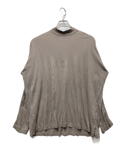 YOKE（ヨーク）YOKE (ヨーク) MOCK NECK PIPING LONG SLEEVES T-SHIRT グレー サイズ:2の古着・服飾アイテム