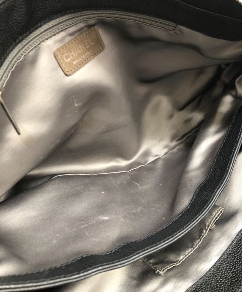 CHANEL（シャネル）CHANEL (シャネル) チェーントートバッグ ブラックの古着・服飾アイテム