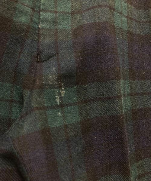 FRED PERRY（フレッドペリー）FRED PERRY (フレッドペリー) チェックパンツ グリーン サイズ:Lの古着・服飾アイテム