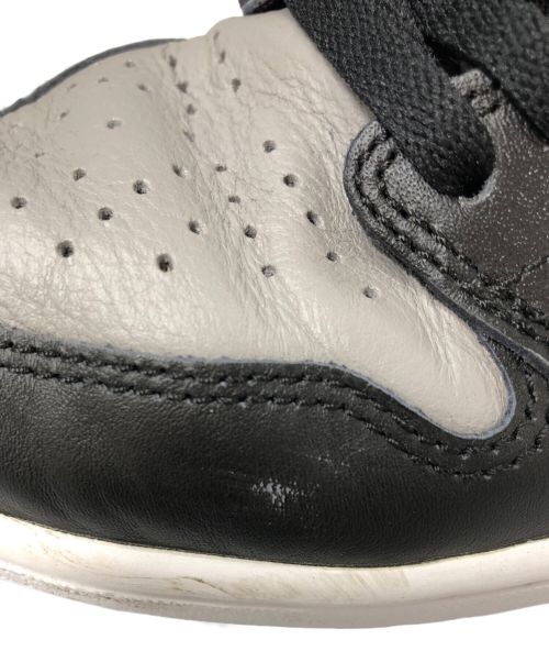 NIKE（ナイキ）NIKE (ナイキ) AIR JORDAN 1 RETRO HIGH OG グレー×ブラック サイズ:28cmの古着・服飾アイテム