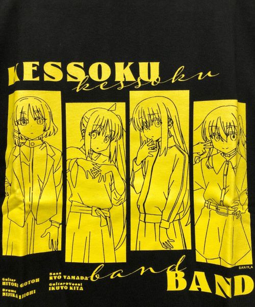 print star（プリントスター）print star (プリントスター) Tシャツ ブラック×イエロー サイズ:Lの古着・服飾アイテム