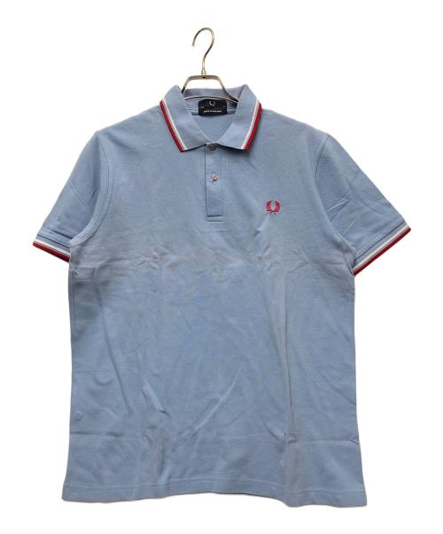 FRED PERRY（フレッドペリー）FRED PERRY (フレッドペリー) ポロシャツ ライトブルー サイズ:44の古着・服飾アイテム