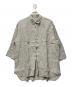 CONFECT（コンフェクト）の古着「インド刺繍リネン 7分袖シャツ」｜グレー
