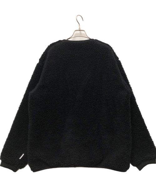 THE NORTHFACE PURPLELABEL（ザ・ノースフェイス パープルレーベル）THE NORTHFACE PURPLELABEL (ザ・ノースフェイス パープルレーベル) ウールボアウィンドストッパーフィールドカーディガン ブラック サイズ:Mの古着・服飾アイテム