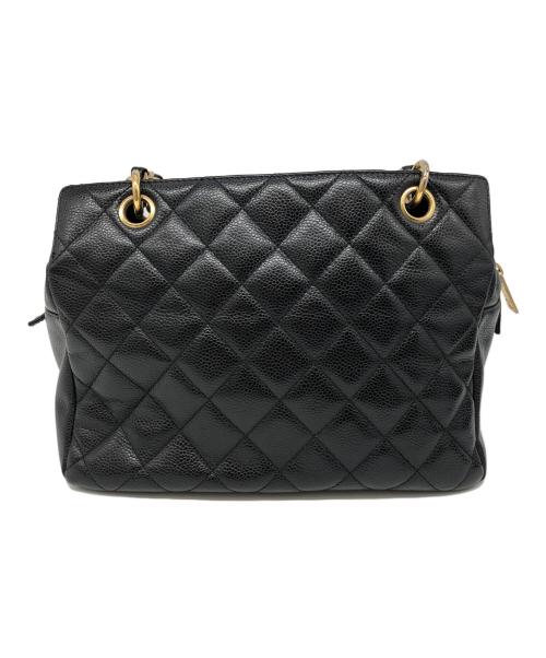 CHANEL（シャネル）CHANEL (シャネル) チェーンショルダーバッグ ブラックの古着・服飾アイテム