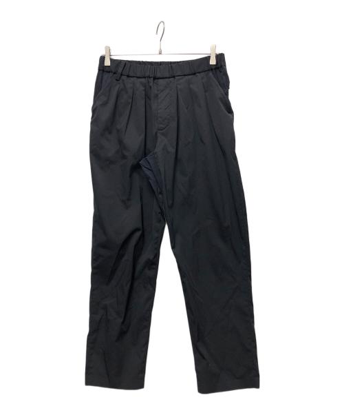 WHITE MOUNTAINEERING（ホワイトマウンテ二アニング）WHITE MOUNTAINEERING (ホワイトマウンテ二アニング) 3タックテーパードパンツ ブラック サイズ:1の古着・服飾アイテム