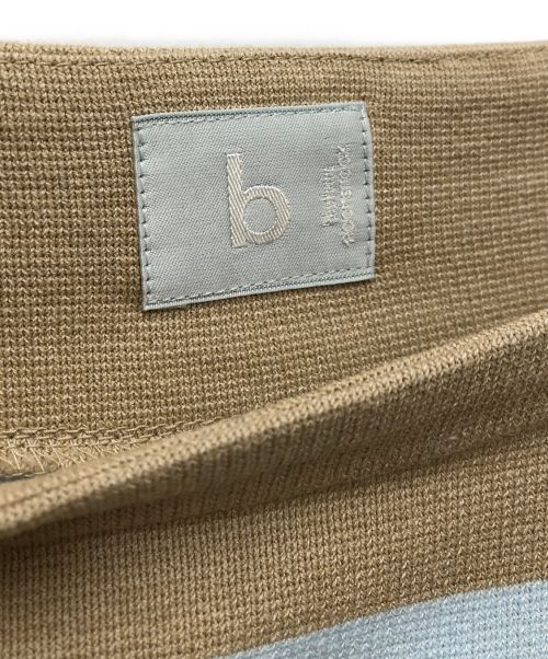 blurhms ROOTSTOCK（ブラームスルーツストック）blurhms ROOTSTOCK (ブラームスルーツストック) ボーダーカットソー ベージュ×ブルー サイズ:2の古着・服飾アイテム