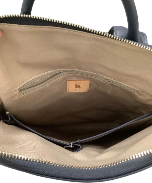 TRION（トライオン）TRION (トライオン) レザーリュック ネイビーの古着・服飾アイテム