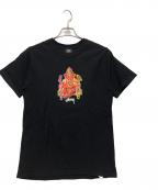 stussyステューシー）の古着「半袖カットソー」｜ブラック