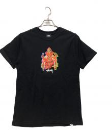 stussy（ステューシー）の古着「半袖カットソー」｜ブラック