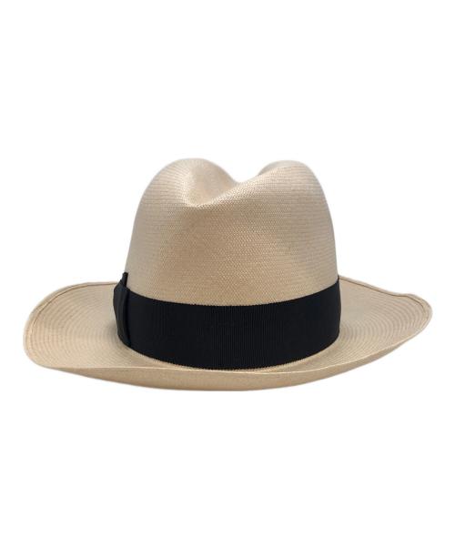 BORSALINO（ボルサリーノ）BORSALINO (ボルサリーノ) パナマハット ベージュの古着・服飾アイテム
