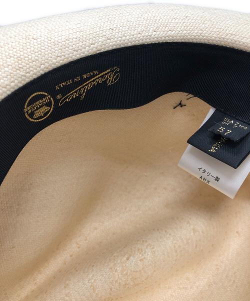 BORSALINO（ボルサリーノ）BORSALINO (ボルサリーノ) パナマハット ベージュの古着・服飾アイテム