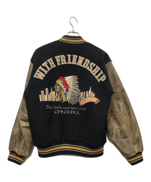 O'NEILL（オニール）O'NEILL (オニール) スタジャン ブラック×ベージュ サイズ:Mの古着・服飾アイテム