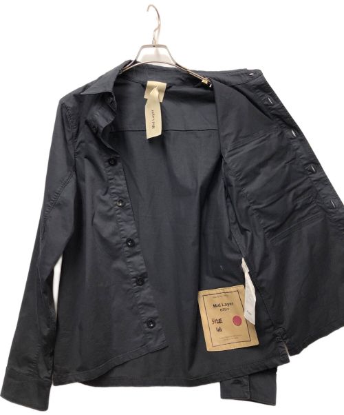 ten c（テンシー）TEN C (テンシー) MID LAYER シャツ ブラック サイズ:46の古着・服飾アイテム