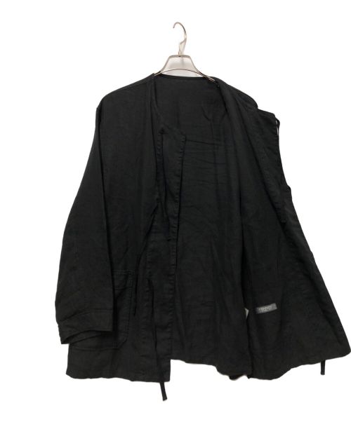 confect（コンフェクト）CONFECT (コンフェクト) リネンスリーピングシャツ ブラック サイズ:3の古着・服飾アイテム