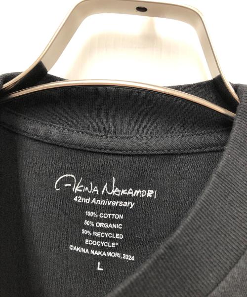 AKINA NAKAMORI（アキナ ナカモリ）AKINA NAKAMORI (アキナ ナカモリ) ZOZOVILLA Tシャツ ブラック サイズ:Lの古着・服飾アイテム