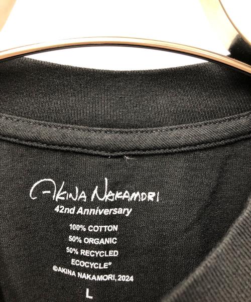 AKINA NAKAMORI（アキナ ナカモリ）AKINA NAKAMORI (アキナ ナカモリ) ZOZOVILLA Tシャツ ブラック サイズ:Lの古着・服飾アイテム