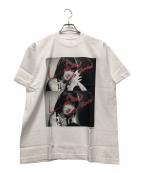 AKINA NAKAMORI×ZOZOVILLAアキナ ナカモリ×ゾゾヴィラ）の古着「Tシャツ」｜ホワイト