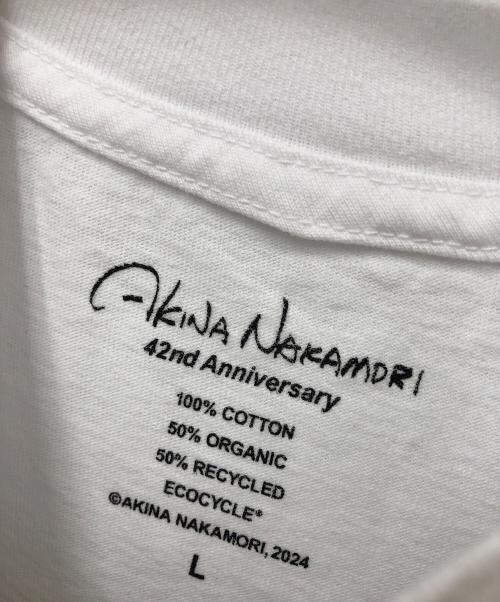 AKINA NAKAMORI（アキナ ナカモリ）AKINA NAKAMORI (アキナ ナカモリ) ZOZOVILLA Tシャツ ホワイト サイズ:Lの古着・服飾アイテム