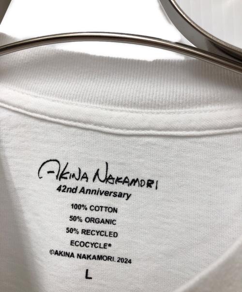 AKINA NAKAMORI（アキナ ナカモリ）AKINA NAKAMORI (アキナ ナカモリ) ZOZOVILLA Tシャツ ホワイト サイズ:Lの古着・服飾アイテム