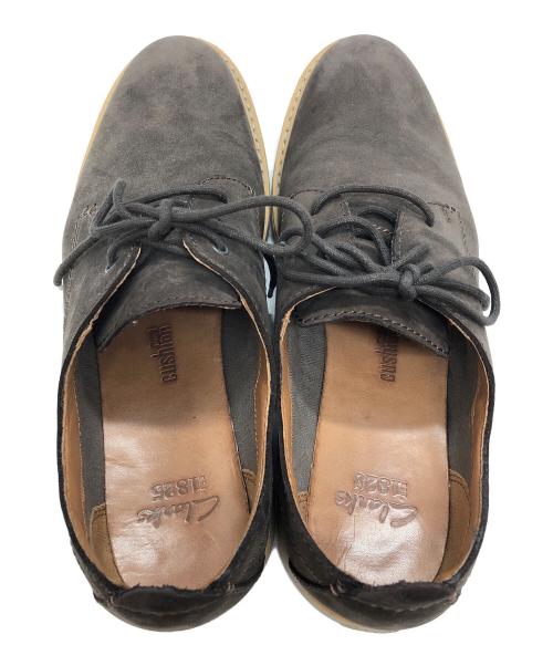 CLARKS（クラークス）CLARKS (クラークス) スウェードシューズ ブラウン サイズ:26の古着・服飾アイテム