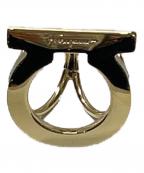 Salvatore Ferragamoサルヴァトーレ フェラガモ）の古着「スカーフリング」｜ゴールドカラー