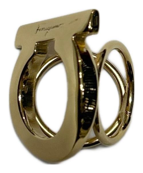 Salvatore Ferragamo（サルヴァトーレ フェラガモ）Salvatore Ferragamo (サルヴァトーレ フェラガモ) スカーフリング ゴールドカラー サイズ:-の古着・服飾アイテム