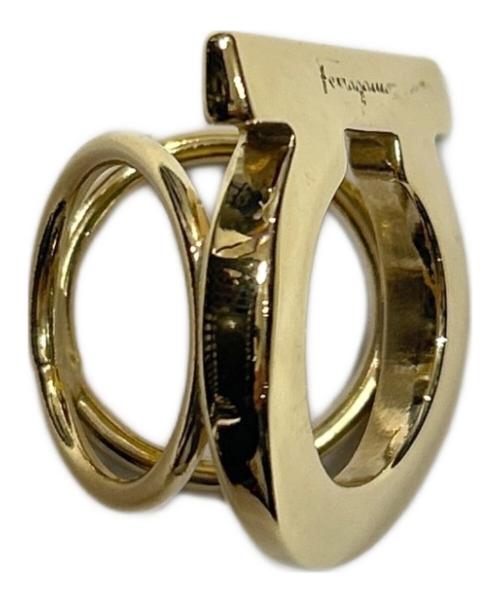 Salvatore Ferragamo（サルヴァトーレ フェラガモ）Salvatore Ferragamo (サルヴァトーレ フェラガモ) スカーフリング ゴールドカラー サイズ:-の古着・服飾アイテム