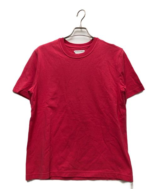 BOTTEGA VENETA（ボッテガベネタ）BOTTEGA VENETA (ボッテガベネタ) クルーネックカットソー レッド サイズ:Sの古着・服飾アイテム