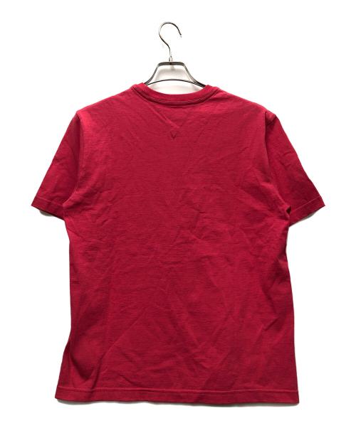 BOTTEGA VENETA（ボッテガベネタ）BOTTEGA VENETA (ボッテガベネタ) クルーネックカットソー レッド サイズ:Sの古着・服飾アイテム